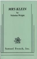 Cover image for Mrs. Klein