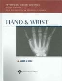 Cover image for Hand and Wrist (Orthopaedic Surgery Essentials Series)