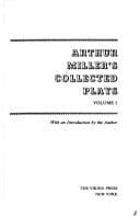 Cover image for Arthur Miller's collected plays.