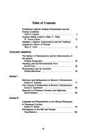 Cover image for Hermeneutics and the tradition