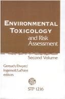 Cover image for Environmental toxicology and risk assessment, 2nd volume