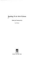 Cover image for Reading Fin De Siecle Fictions