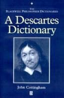 Cover image for A Descartes dictionary