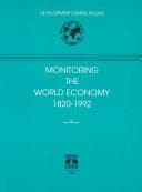 Cover image for Monitoring the world economy, 1820-1992