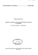 Papers Presented at the Technical Consultation on Reduction of Wastage in Fisheries Reports (Papers Presented at the Technical Consultation on Reduction)