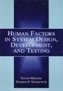 Cover image for Human Factors in System Design, Development, and Testing (Human Factors)