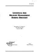 Cover image for Livestock and wildlife management during drought