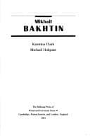 Cover image for Mikhail Bakhtin
