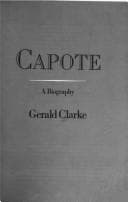 Cover image for Capote