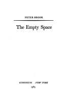 Cover image for Empty Space, a Book About the Theatre