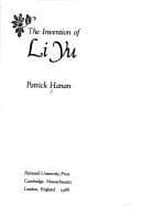 Cover image for The invention of Li Yu