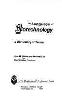 Cover image for language of biotechnology