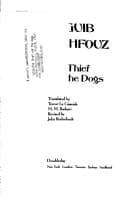 Cover image for The thief and the dogs