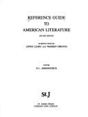 Cover image for Reference guide to American literature