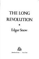 Cover image for The Long revolution. --