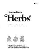 Cover image for Herbs