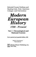 Cover image for Modern European history