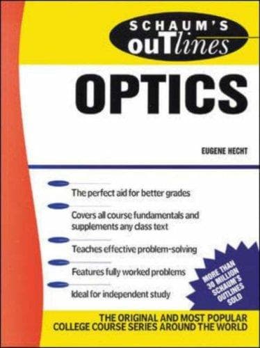 Cover image for Schaum's Outline of Optics
