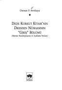 Dede Korkut kitabı'nın Dresden nüshasının "giriş" bölümü