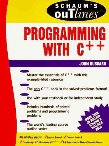 Cover image for Schaum's Outline of Programming With C++