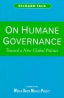 Cover image for On humane governance