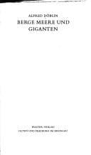 Berge, Meere und Giganten