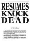 Cover image for Resumes that knock 'em dead