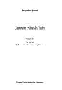 Cover image for Grammaire critique de l'italien