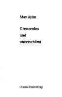 Cover image for Grenzenlos und unverschämt