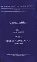Cover image for Central Africa