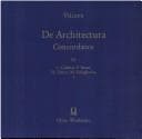 Cover image for Vitruve De architectura