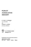 Cover image for Human associative memory