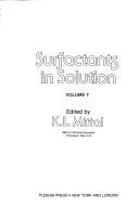 Cover image for Surfactants in Solution