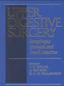 Cover image for Upper digestive surgery