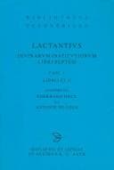 Cover image for Divinarum institutionum libri septem