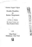 Rinaldo Rinaldini, der Räuberhauptmann