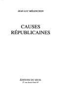 Cover image for Causes républicaines