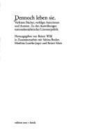 Cover image for Dennoch leben sie
