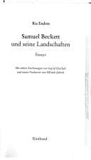 Cover image for Samuel Beckett und seine Landschaften