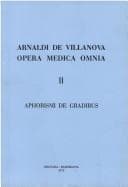 Cover image for Arnaldi de Villanova Opera medica omnia.