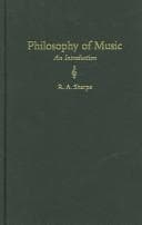 Cover image for Philosophy of music