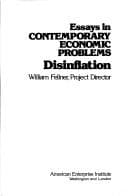 Cover image for Disinflation