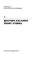 Cover image for Western Icelandic short stories