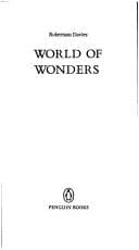 Cover image for World of Wonders