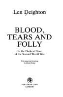 Cover image for BLOOD TEARS AND FOLLY.