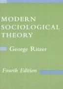 Cover image for Modern sociological theory