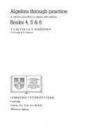 Cover image for Algebra through practice
