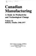 Cover image for Canadian manufacturing