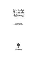 Cover image for Il custode delle voci