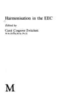 Cover image for Harmonisation in the EEC